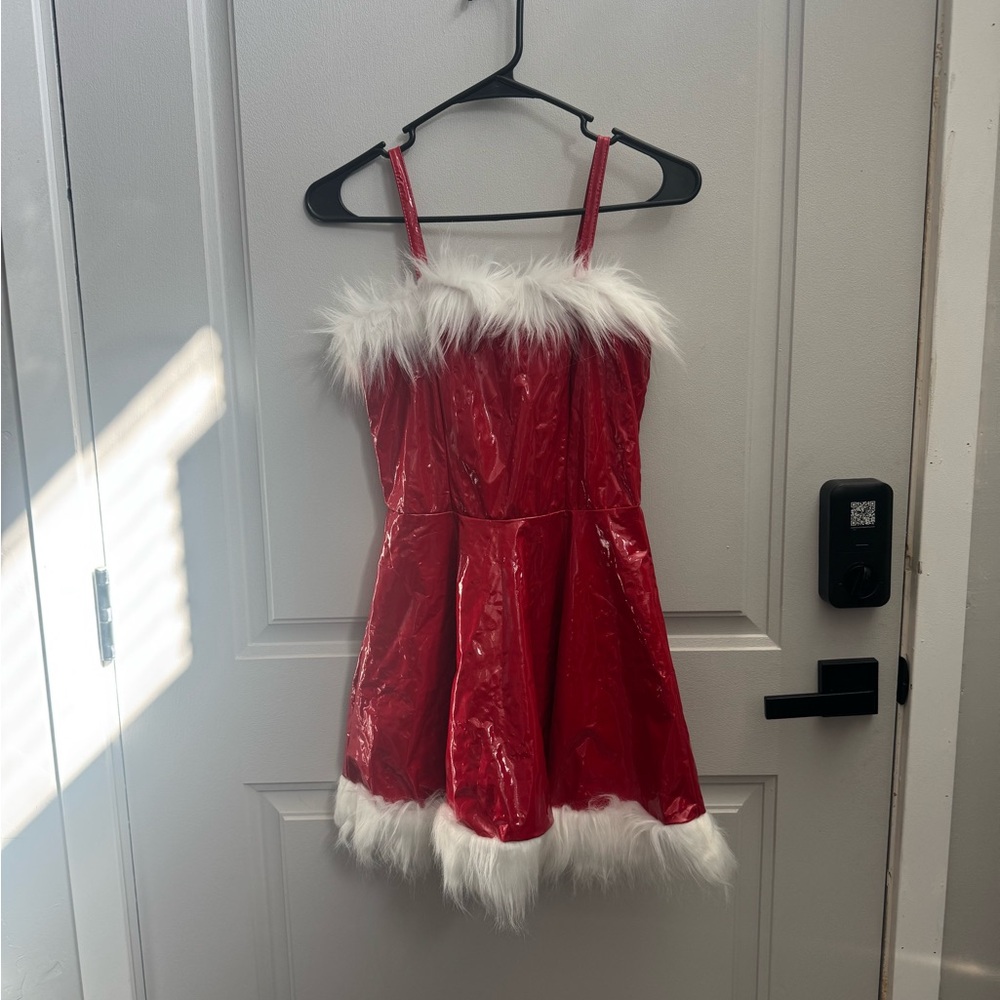 Foreplay Sexy “Mrs. Clause” Costume Dress, belt, and Santa hat